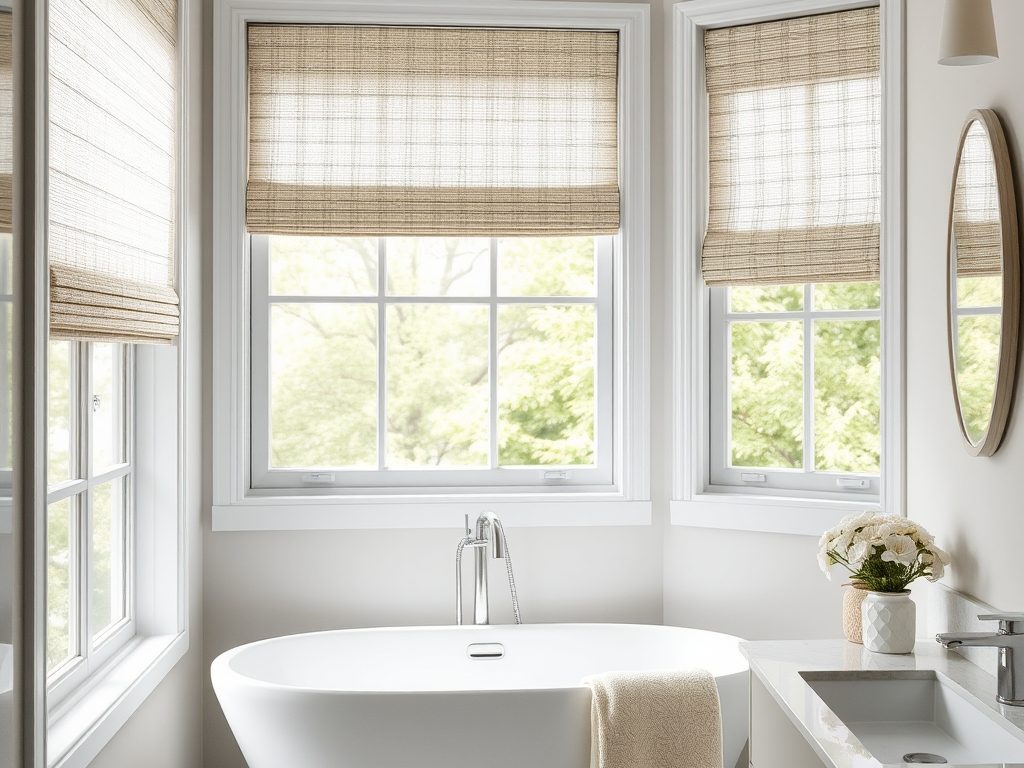 Osłony okienne do łazienki: jak wybrać funkcjonalne i odporne na wilgoć rozwiązania zapewniające prywatność i komfort