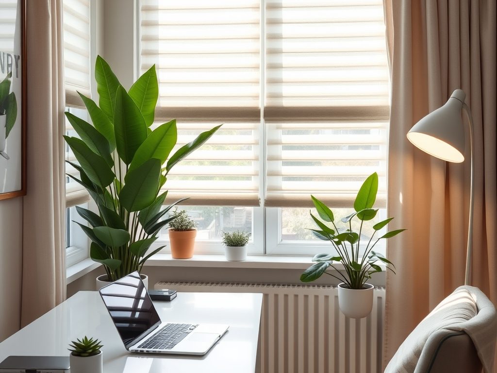 Osłony okienne do home office: jak wybrać funkcjonalne i estetyczne rozwiązania dla komfortu pracy zdalnej