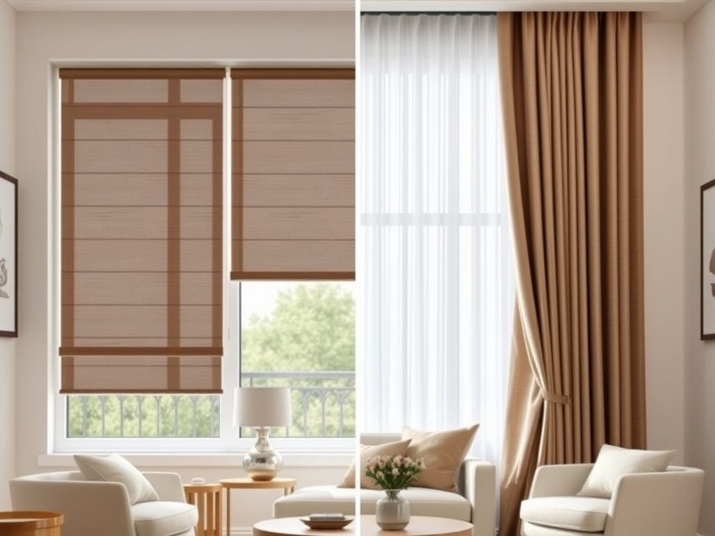 Rolety czy zasłony: praktyczne porównanie funkcjonalności, stylu i komfortu w aranżacji wnętrz